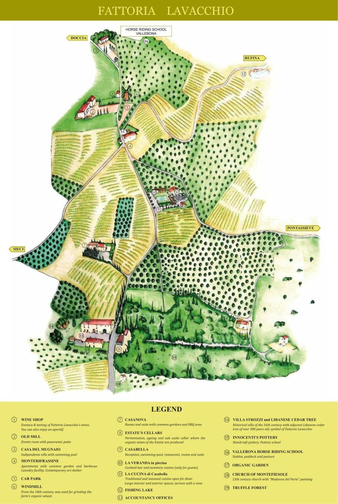 Agriturismo Fattoria Lavacchio Pontassieve Εξωτερικό φωτογραφία